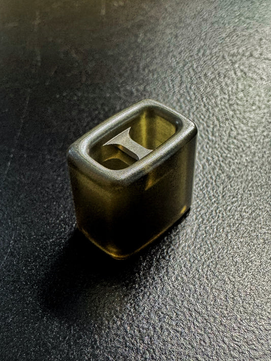 r2b2 Lanyard Bead Amber Ultem Rootbeer finish