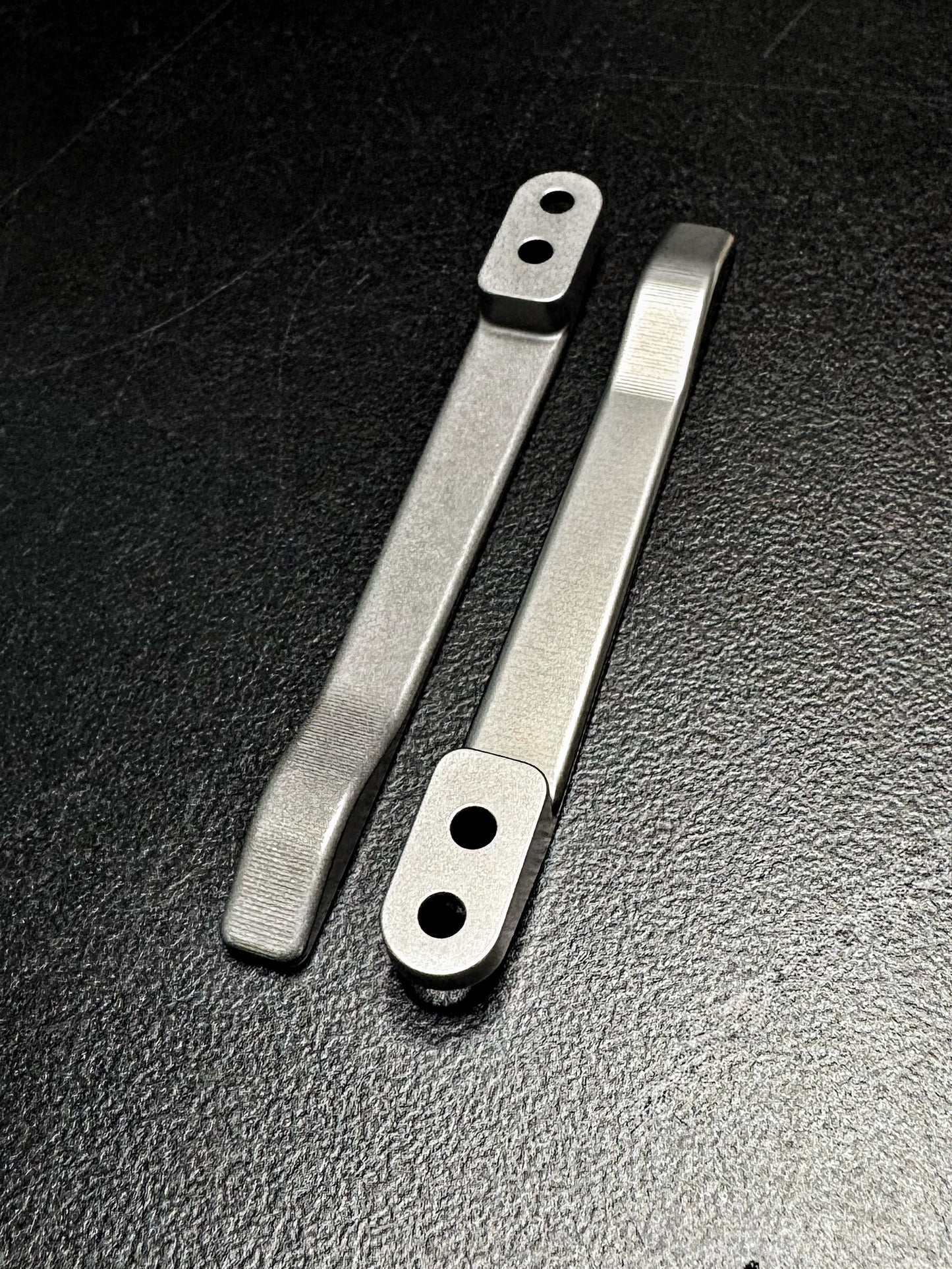 NGMCo. Machined Hinderer Pocket Clips - Working Finish
