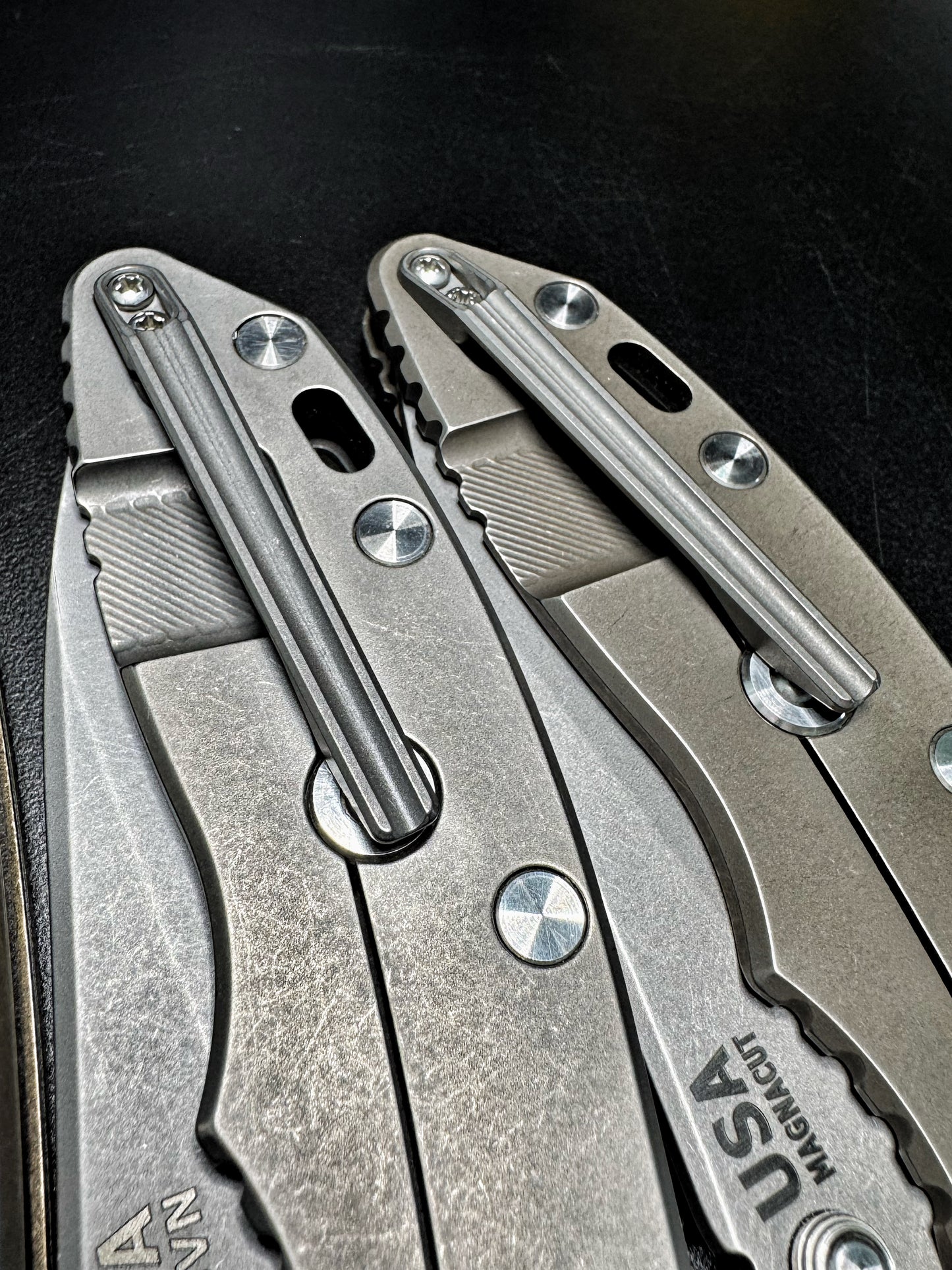 NGMCo. Machined Hinderer Pocket Clips - Working Finish