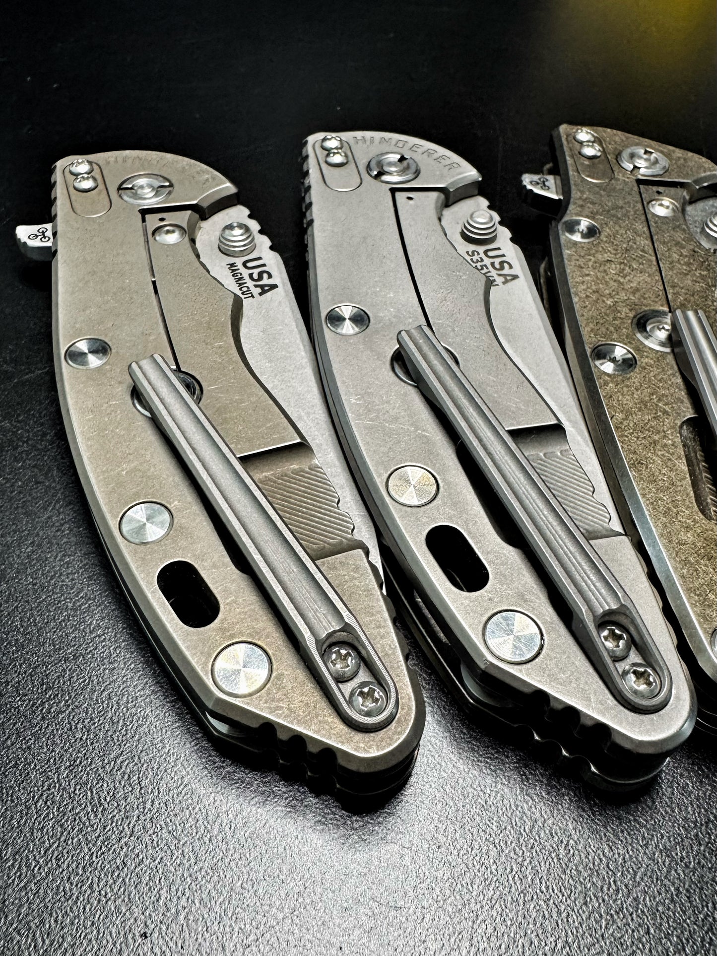 NGMCo. Machined Hinderer Pocket Clips - Working Finish
