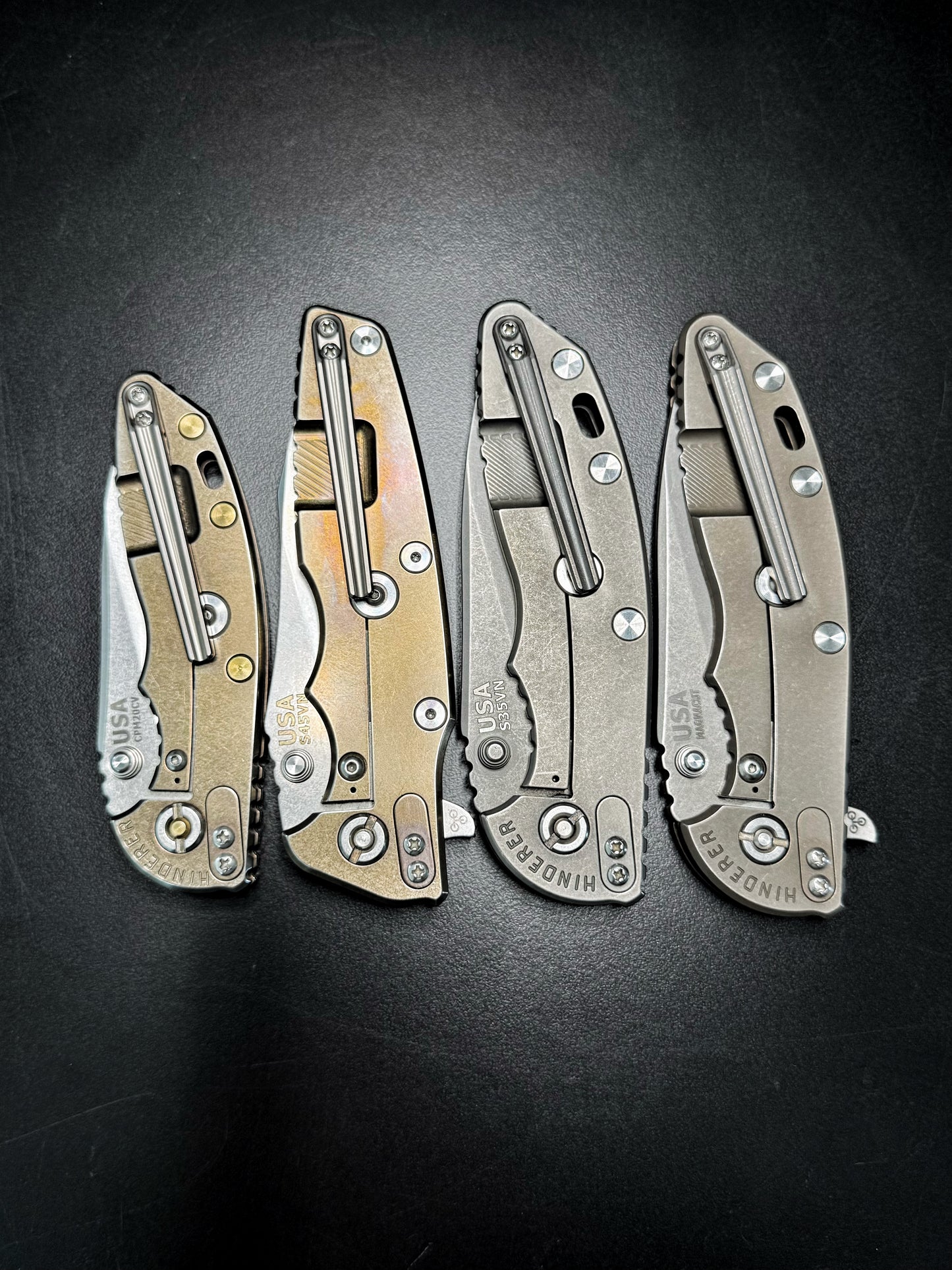NGMCo. Machined Hinderer Pocket Clips - Working Finish