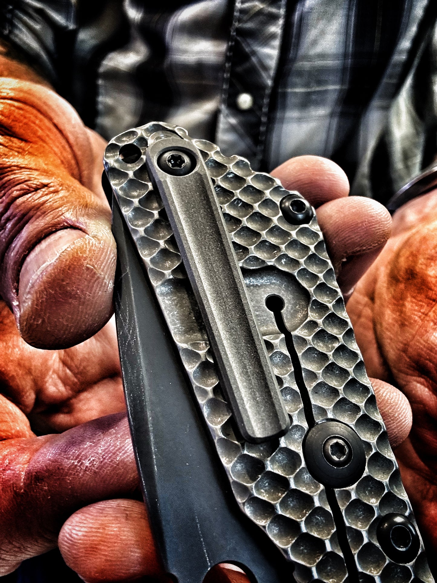 Machined pocket clip for Strider knives